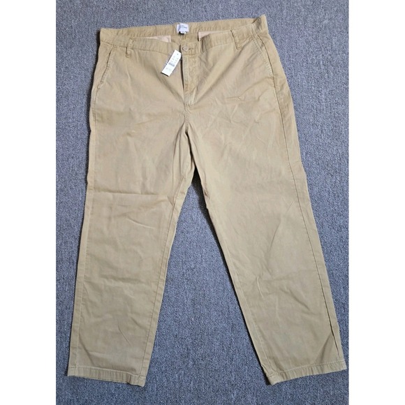 J.Crew Slouchy Boyfriend Chino Pants Women's 34 NWT Tan Relaxed Fit Casual - Picture 1 of 8